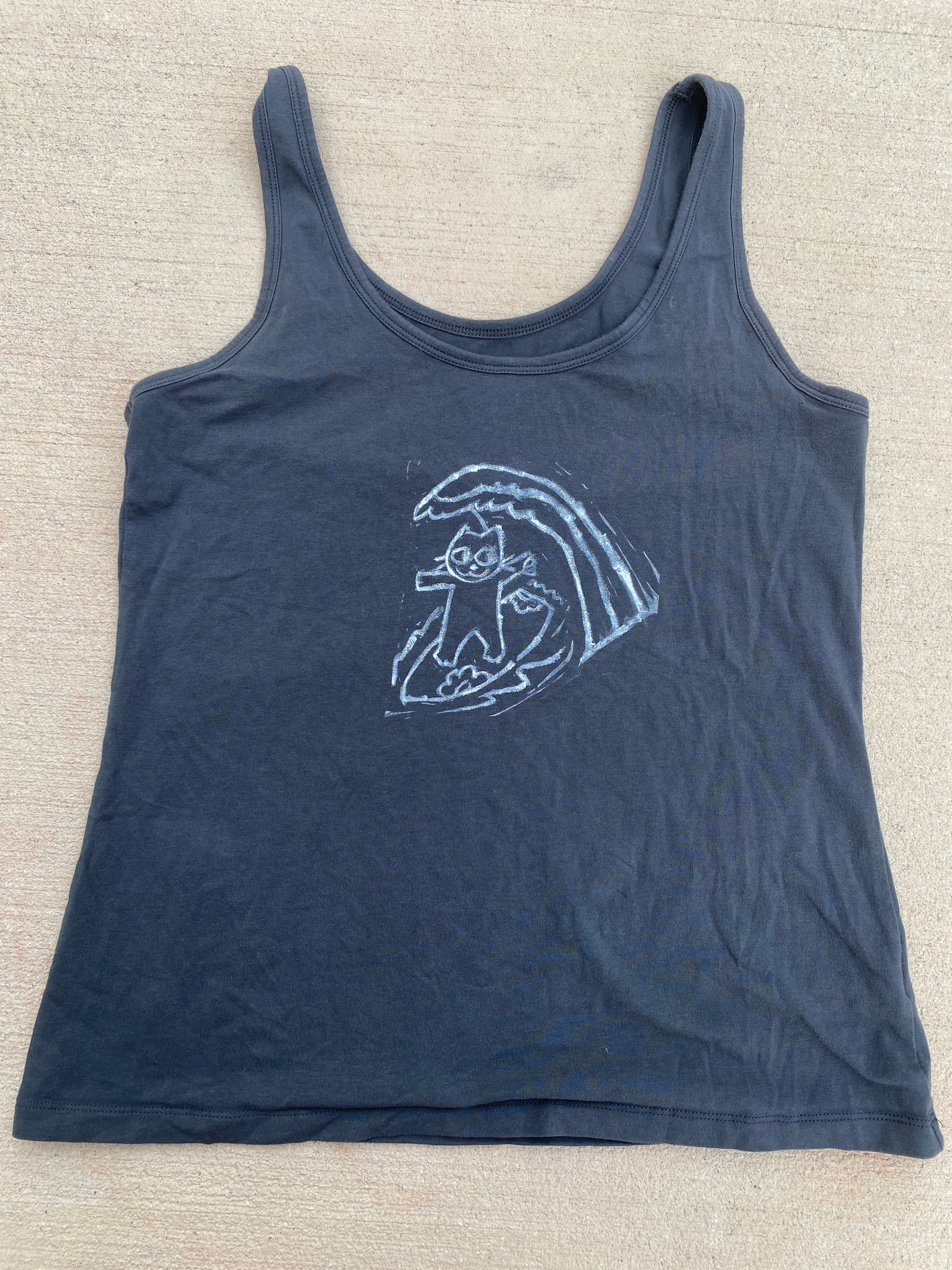 'alessandra' surf's up kitty tank
