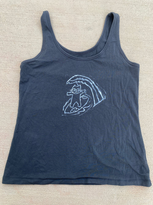 'alessandra' surf's up kitty tank