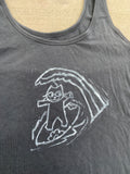 'alessandra' surf's up kitty tank