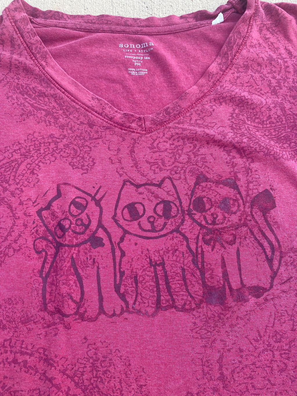 'martina' kitty tee