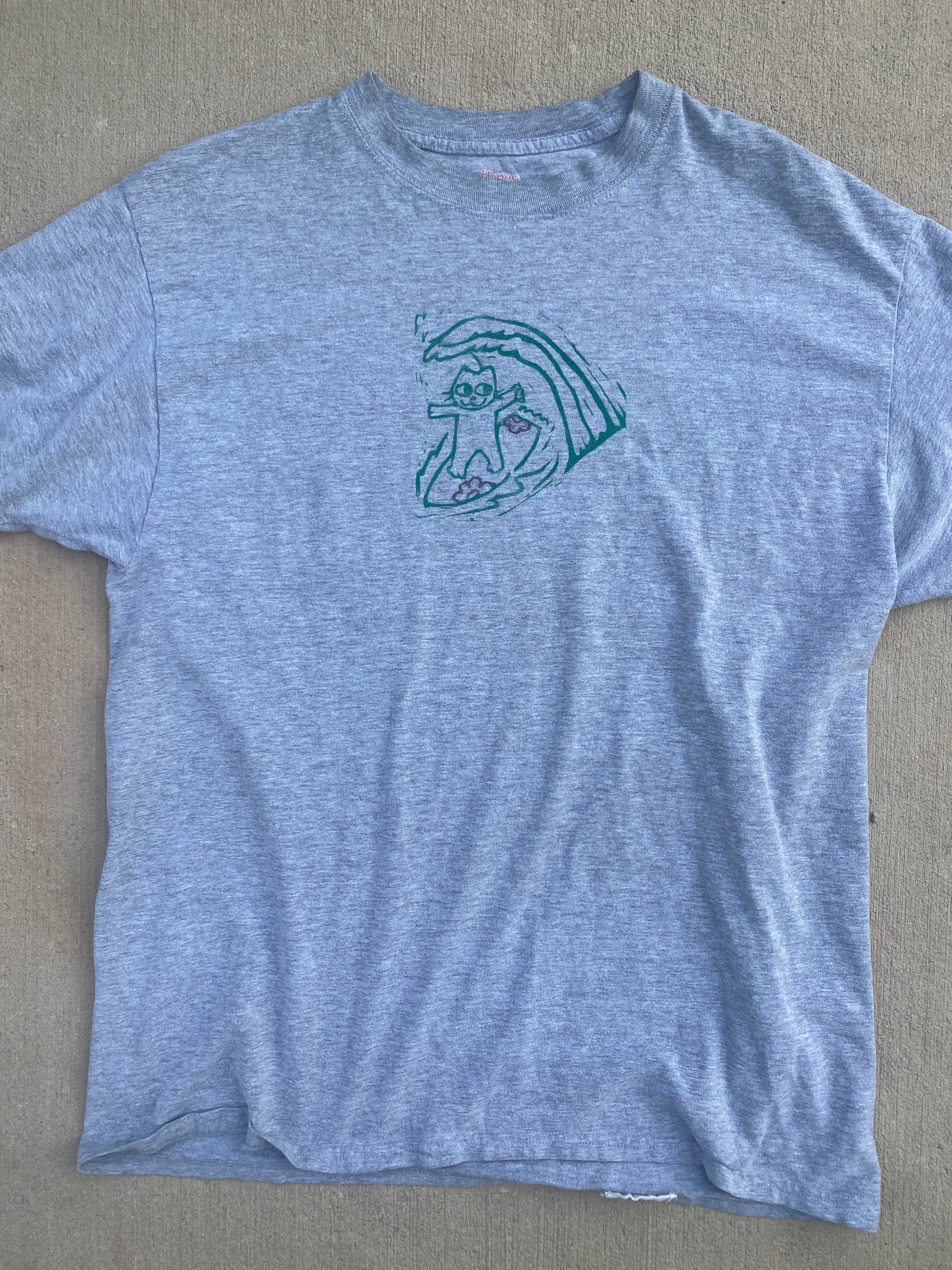 'jamie' surf's up kitty tee